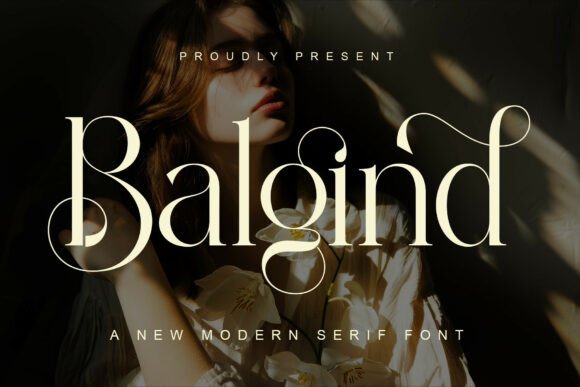 Balgind Modern Serif: A Touch of Floral Elegance