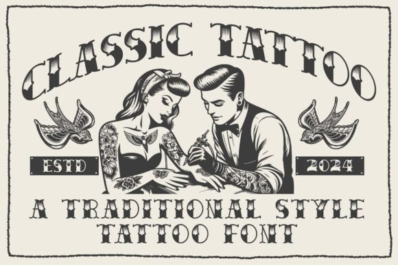 Classic Tattoo: Bold Branding with Vintage Ink Style