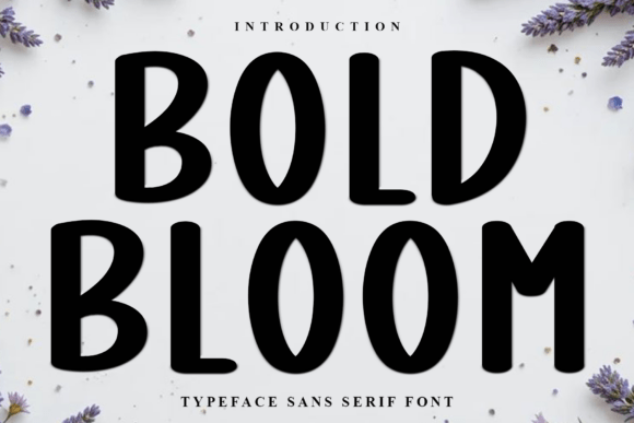 Exploring Bold Bloom: A Typeface with Gentle Strength