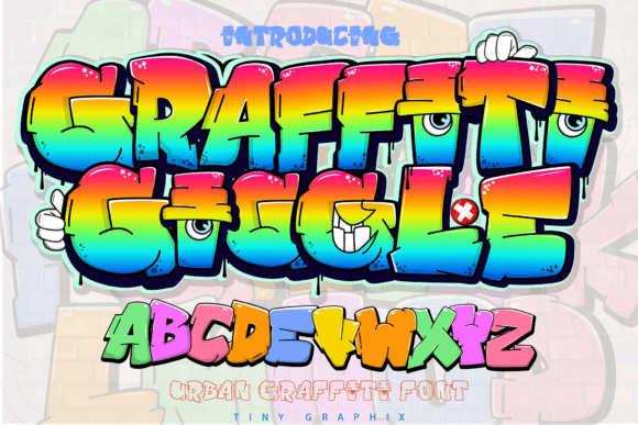 Graffiti Giggle: The Fun Urban Font for Bold Designs