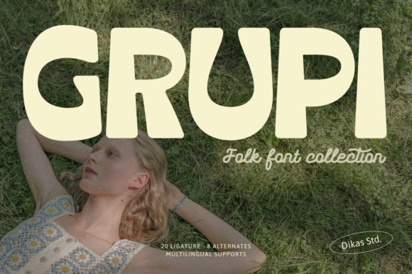 Grupi: The Bold Retro Font with a Modern Edge