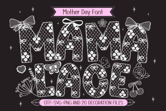 Mama Lace: A Font Woven with Maternal Elegance