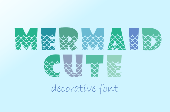 Mermaid Cute: The Under-the-Sea Display Font