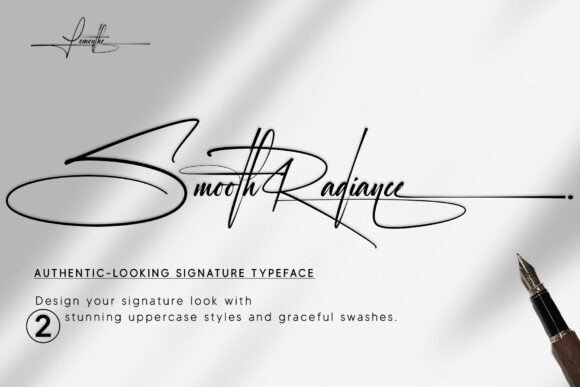 Smooth Radiance: Crafting an Elegant Handwritten Identity