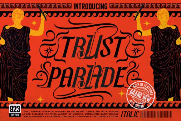Trust Parade: Where Greek Engravings Meet Blackletter Rebellion