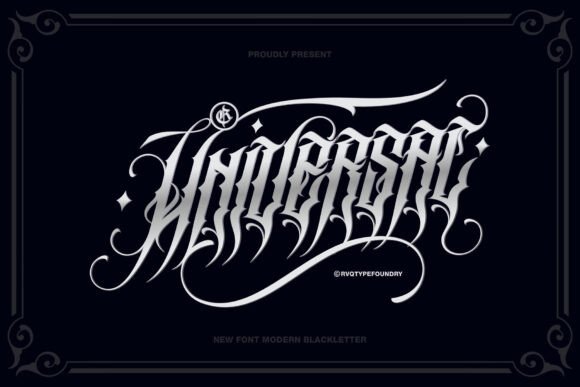 Universal Blackletter: The Versatile Typeface for Bold Branding