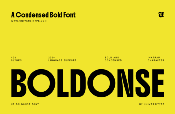 UT Boldonse: A Whimsical Powerhouse for Your Designs
