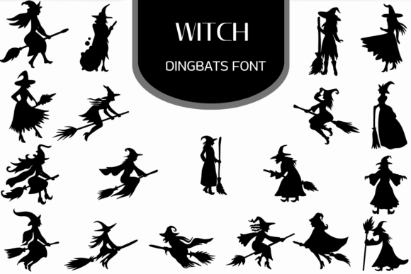 Witch Dingbats: A Magical Font for Halloween and Beyond